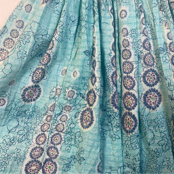Take Two Vintage Bohemian Floral Midi Skirt Size 1X - Picture 7 of 12